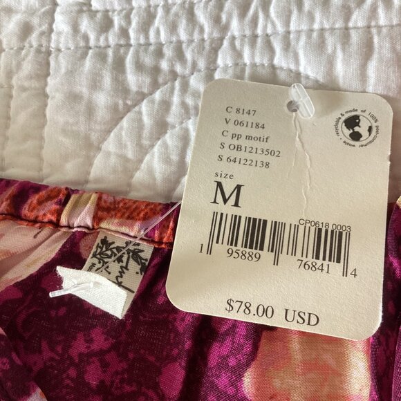 NWT Intimately Free People Sun Fade Floral Slip Dress Lace Size M - Picture 12 of 16